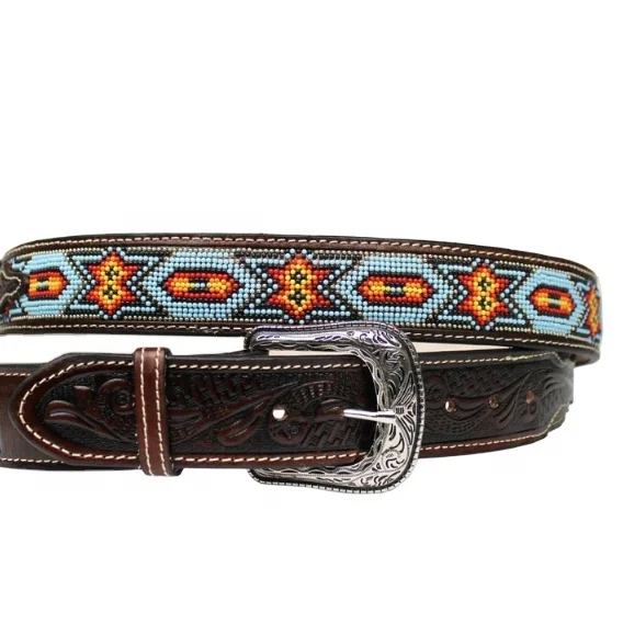 Hand Tooled Western Style  cowgirl cowboy   beads belts