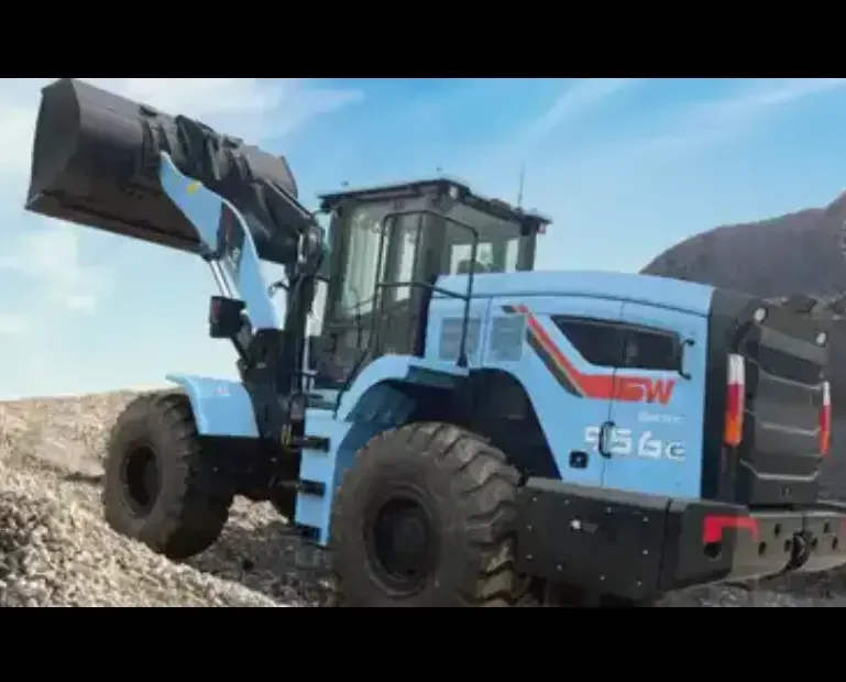 Китайский Электрический колесный погрузчик 5 8 тонн SW956E-MAX с 3 (2 7-5 0) м³ фронтальный