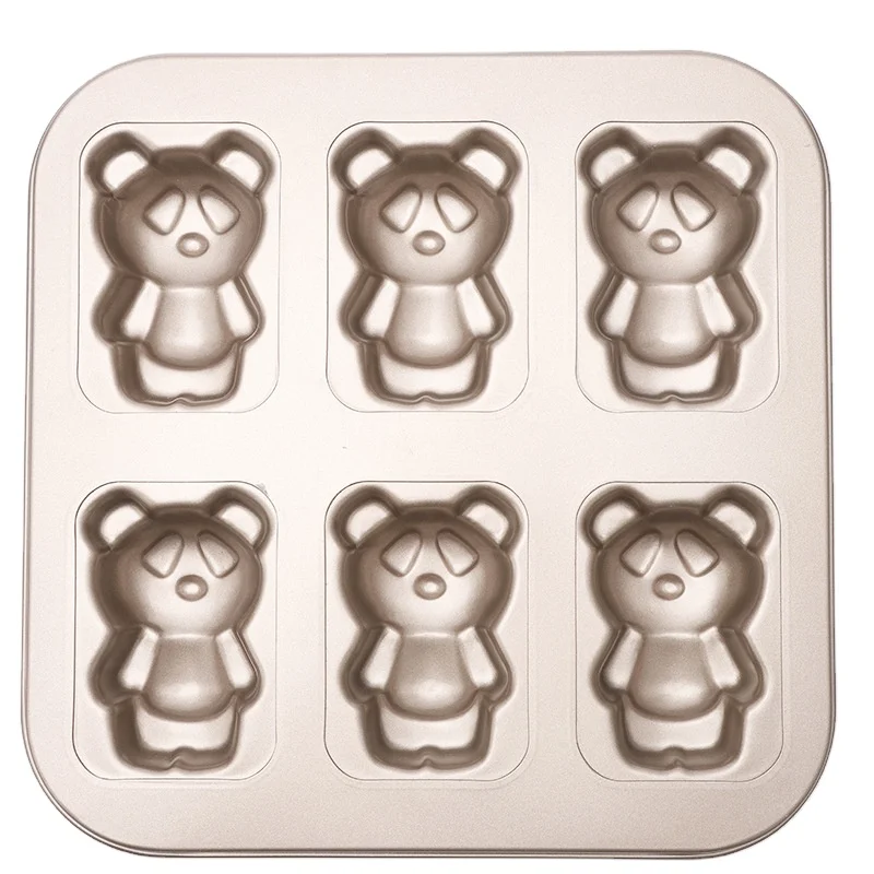 Cartoon Bear Shape Biscuit Oven Non Stick Baking Mold Pan Mould Bakeware Household Kitchen Baking Tools