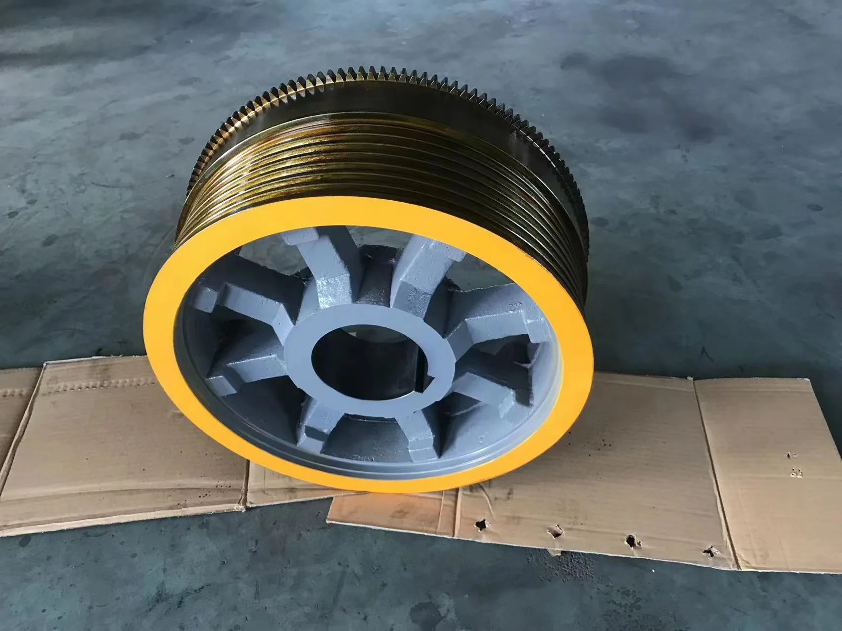 Elevator Traction Wheel Lift Traction Sheave Elevator Traction Sheave Deflector Wheel Elevator Accessories