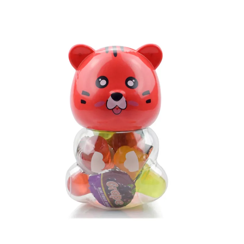 Фруктовые желе конфеты в форме медведя Желейная банка животного с копилкой