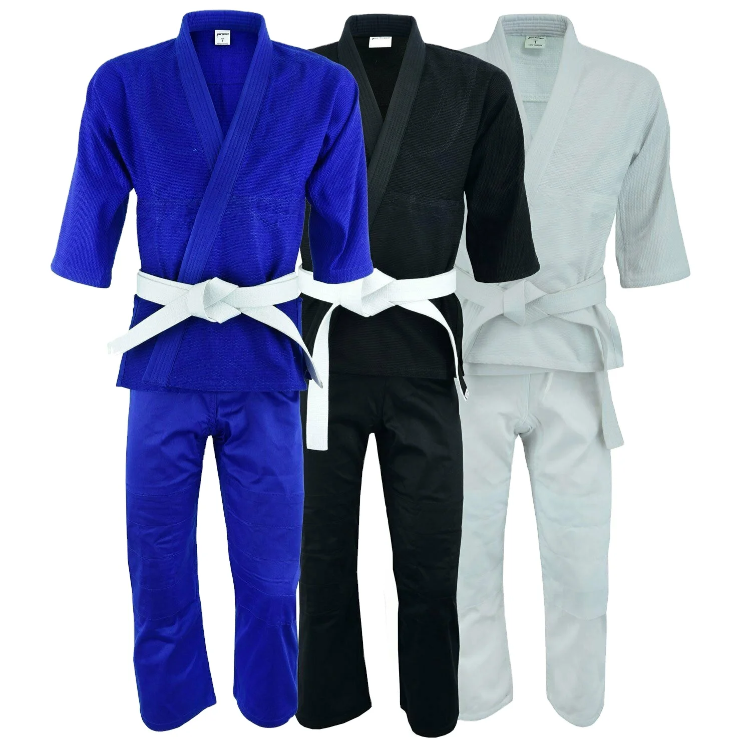 
Martial Arts Judo Gi Karate Uniform for Kids Adult Lightweight Student Gi with Free Belt 