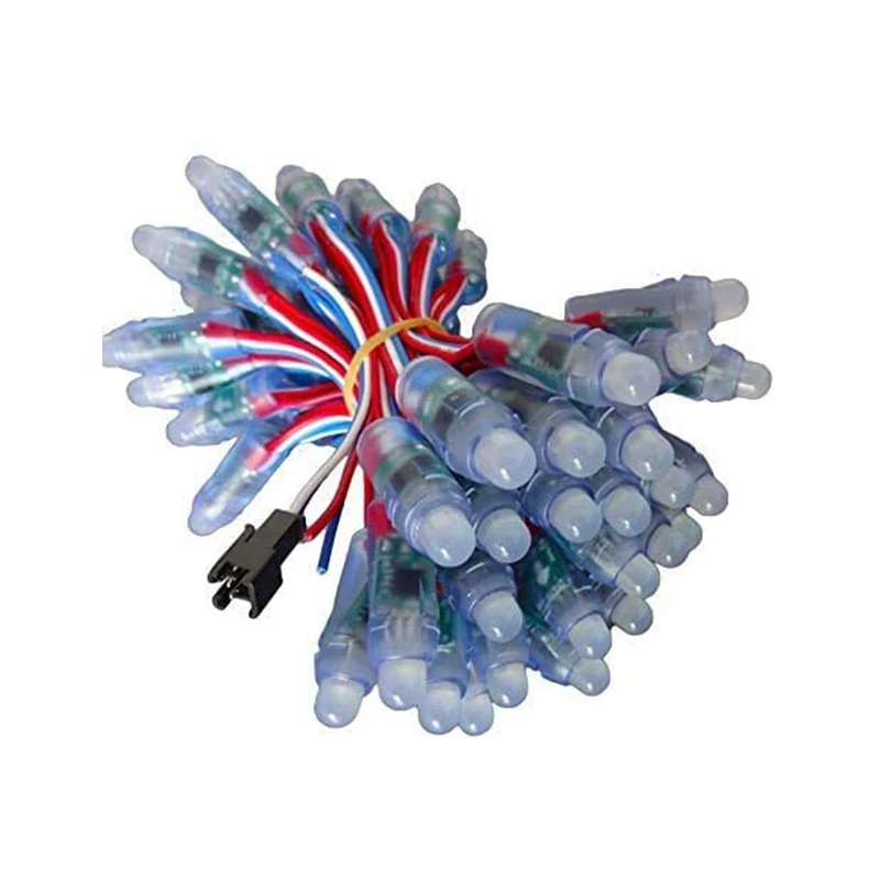  Rgb Ws2811 Модуль 12 мм огни цвет полная строка точка в 9 пикселей Dc5v водонепроницаемый 2811 полоса цифровой наружный светодиодный пиксельный