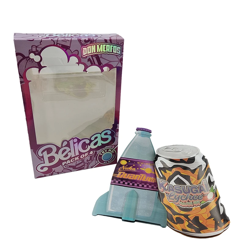 Wholesale 3.5g Cereal Box With Edible Mylar Bag Hologram Smell Proof Gummy Biscuit Herb Flower Packaging Die Cut Bags 3.5g Box