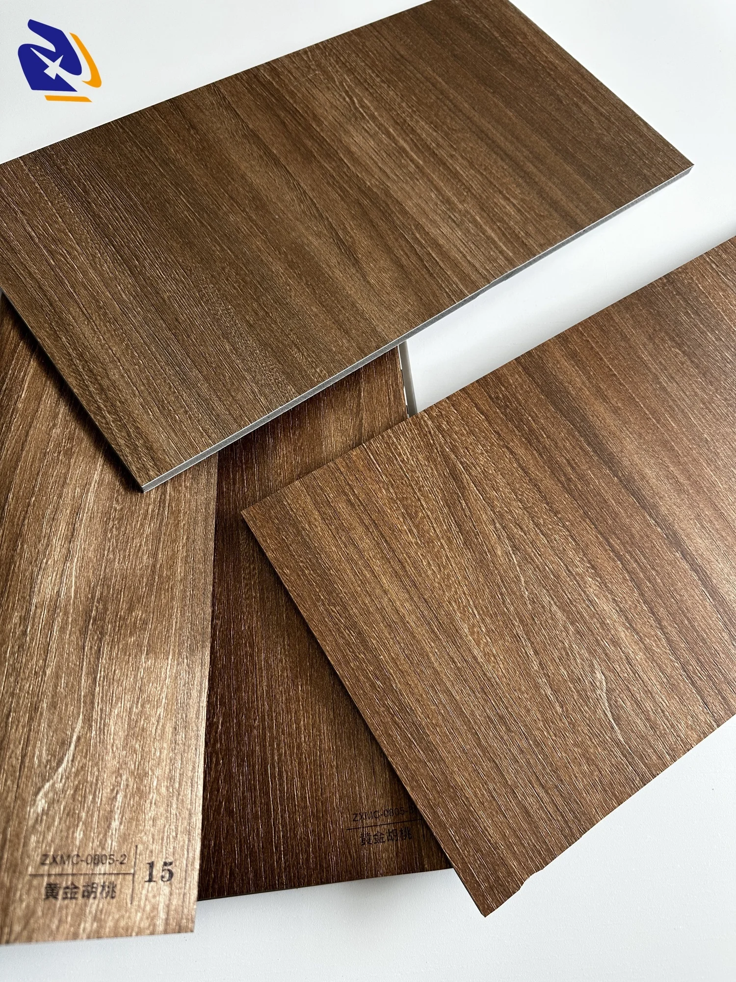 Unique Golden Walnut Texture Wall Panel New Color Embossed PVC Foil Roll Decorative Wood PVC Film for Door Furniture Films