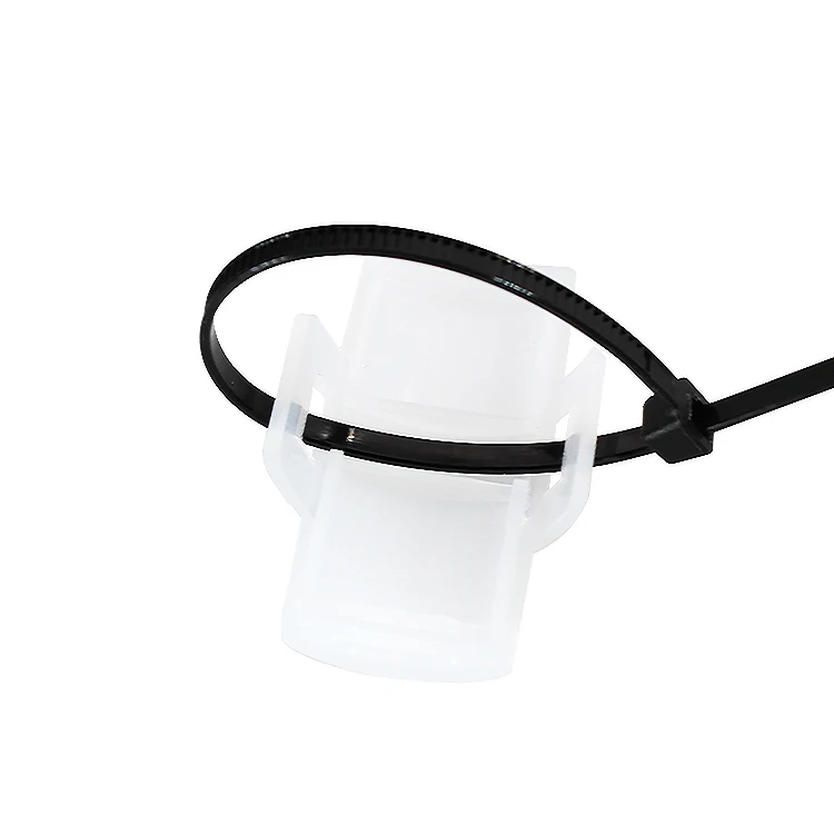 100PCS High quality made in China transparent plastic waterproof material Transparent cable label Labeled box wire tags
