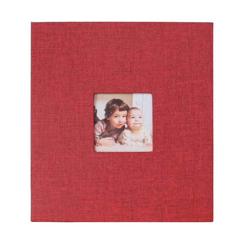 Photo Album self adhesive DIY Scrapbook 5x7 40 Pages 802 pictures linen cloth cover screw post bound album