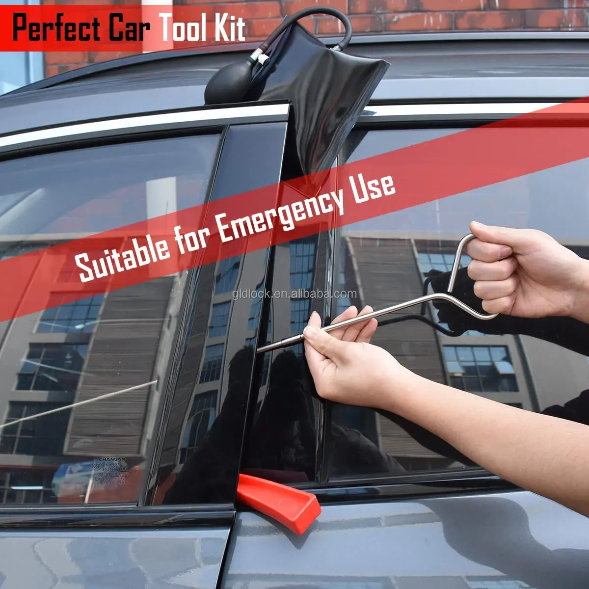 New Design Amazon Hot sell Professional 18pcs locksmith Automotive Unlock Doors Tools Car Opening car lockout tool kit OEM logo