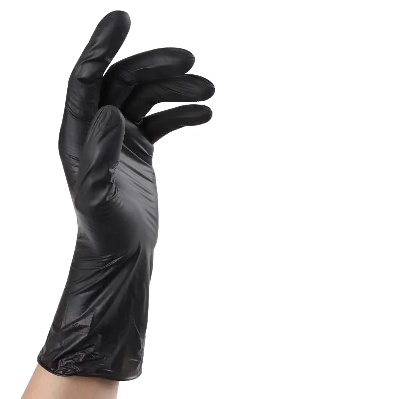 Nitrile powder free gloves latex free industrial oem restaurant disposable gloves for medical use