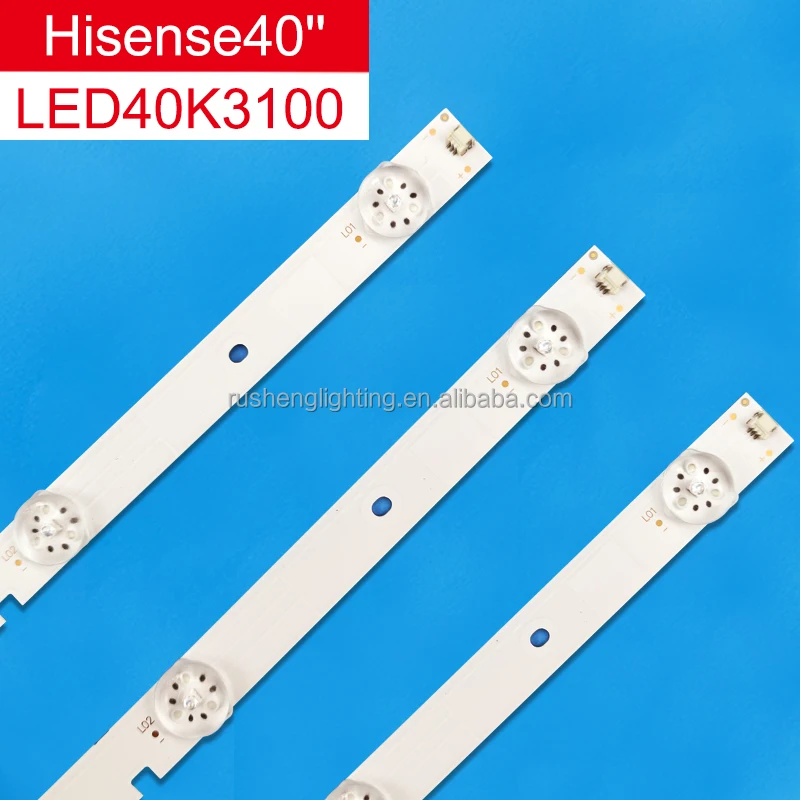 RS-205 High quality JL.D40081330-003BS-M 3pcs*8leds/set 3v 760mm  TV Backlight Strip for Hisense 40inch