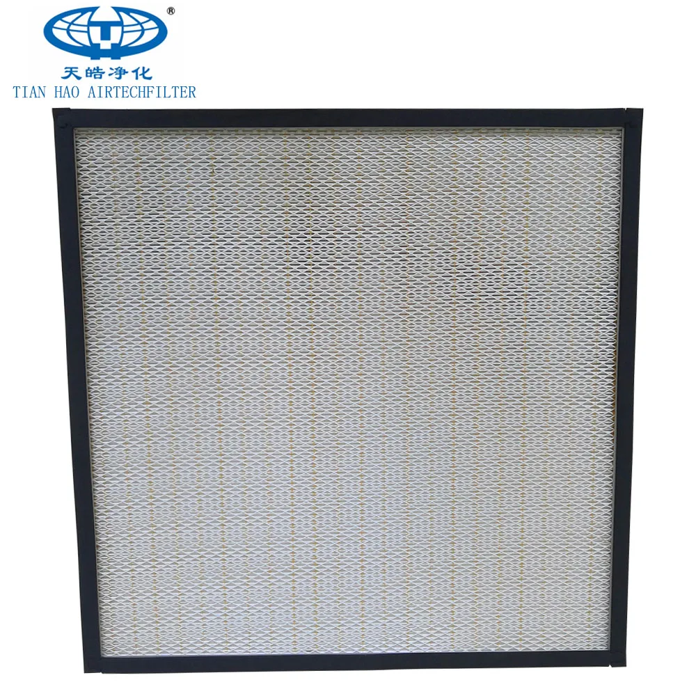 TianHao плиссированная 99.99% бумага для воздушного фильтра h13 H14 высокоэффективный фильтр hepa