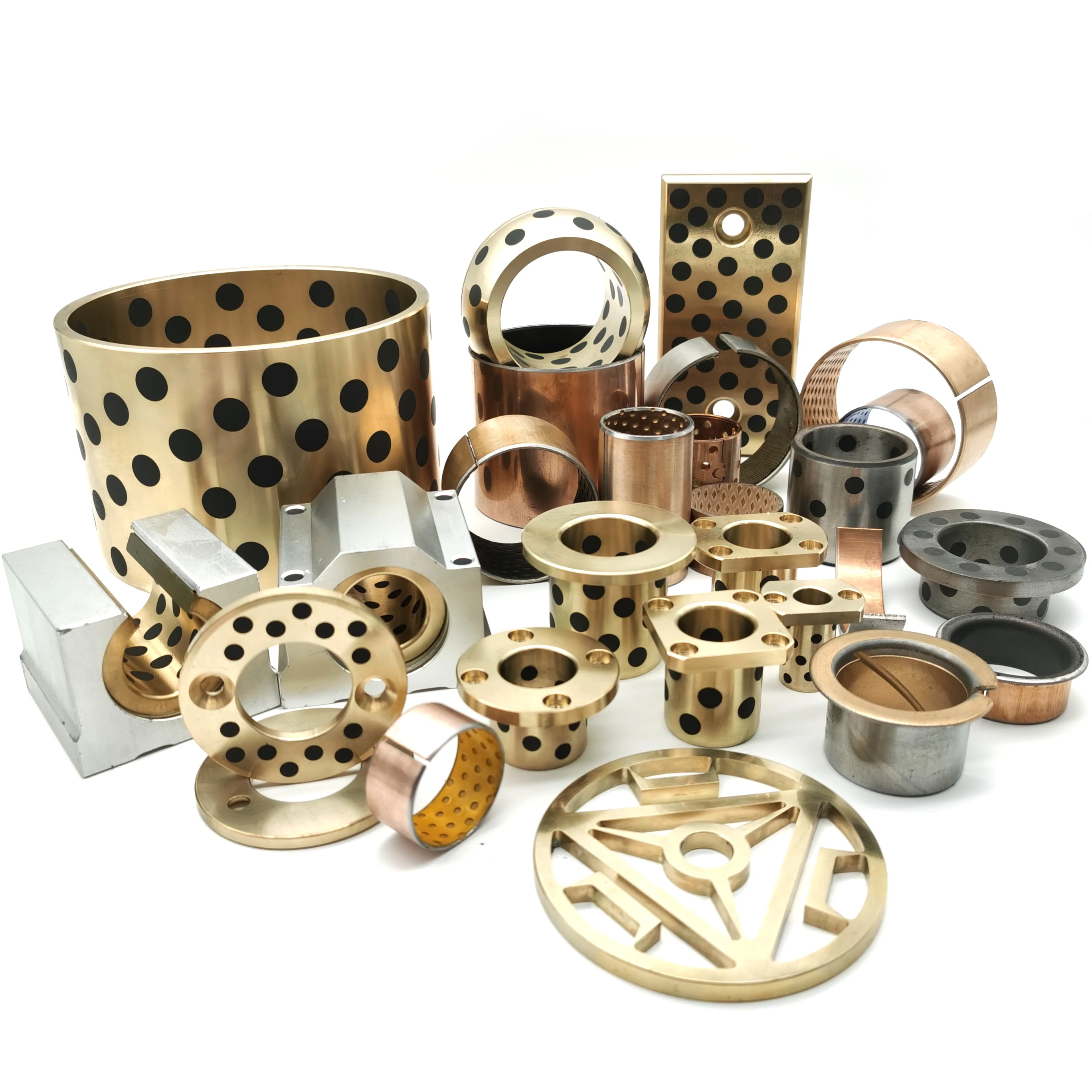 
SANLONG oil-free self-lubricating bushing DU compound copper sleeve plain bearing sleeve PTFE wear sleeve SF-1 45*40*40 