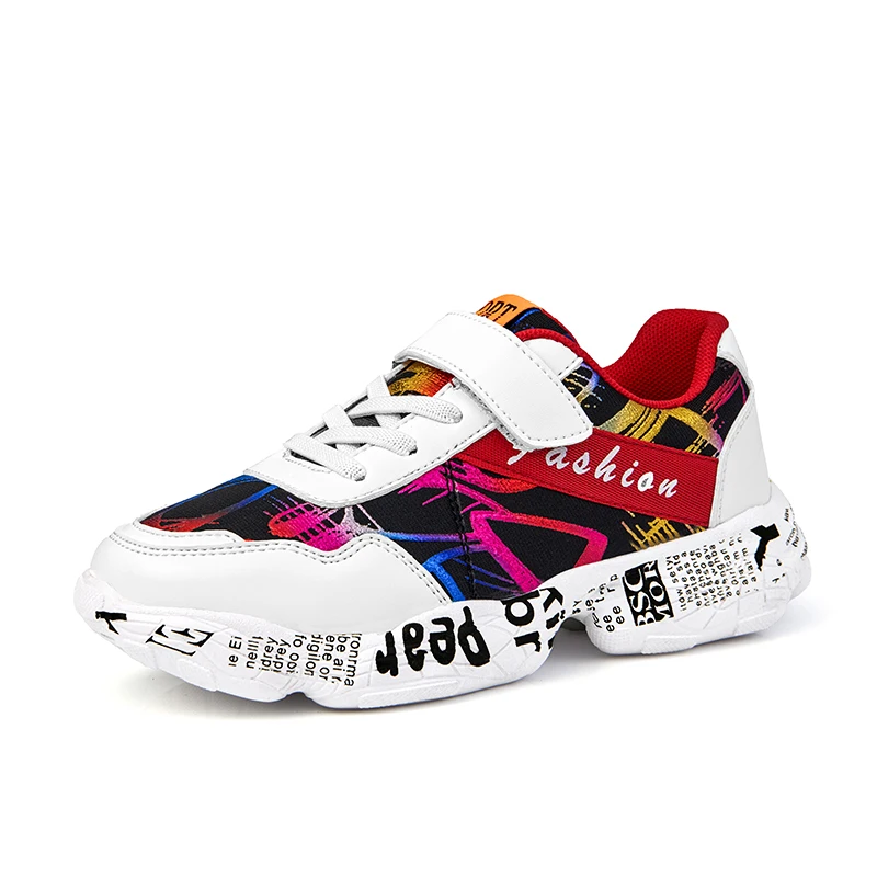
Hot Sale Boys Fashion Comfortable Casual Running Shoes, Lightweight Breathable Athletic Sport Walking Sneakers in Stock 