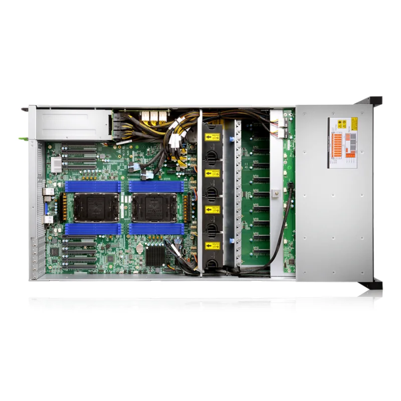 AI Deep Learning gooxi AS4110G-D10R-G3 xeon 6348 cpu 8x 4090 A800 4u 10gpu server