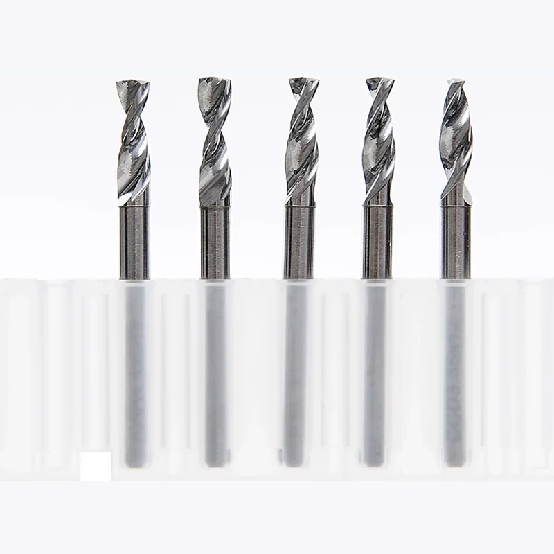 JR129 CNC cutting tool 0.1-1.2mm micro carbide twist drill bits for PCB board fabrication