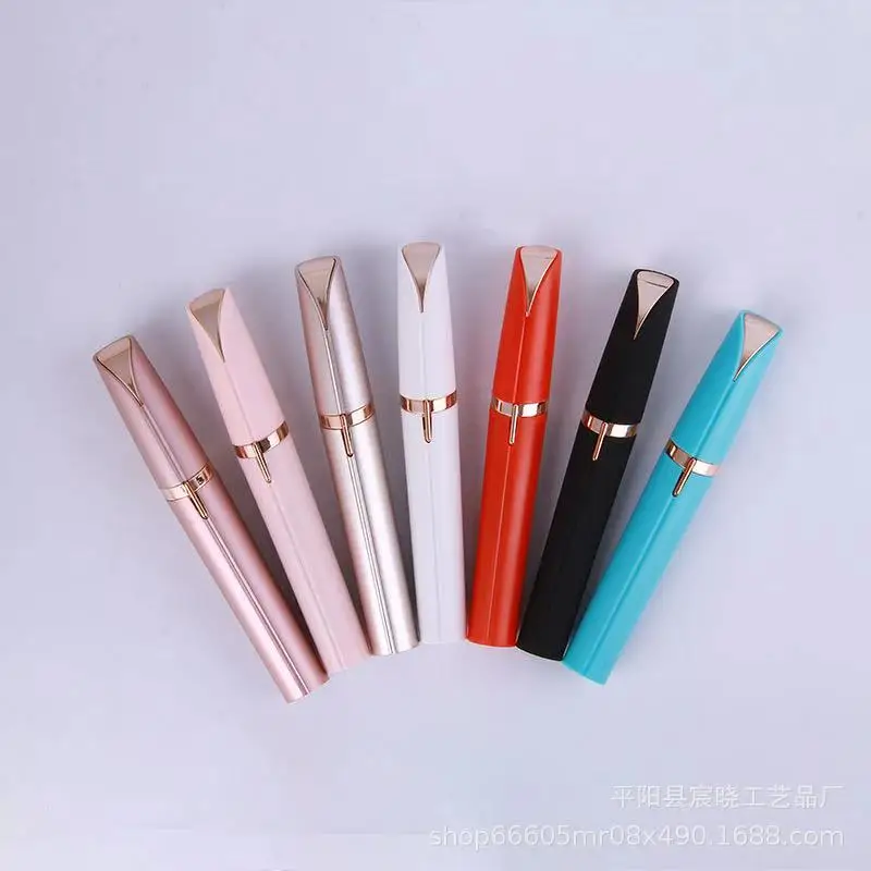Новый дизайн Многофункциональный USB Перезаряжаемый мини электрический триммер для удаления волос в виде ручки бровей