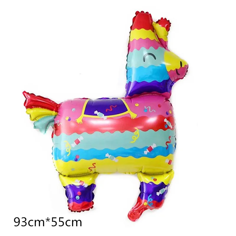 Мексиканские воздушные шары Fiesta Mexico Taco Llama Cactus фольгированные Cinco De Mayo Mexican украшения для вечеринки