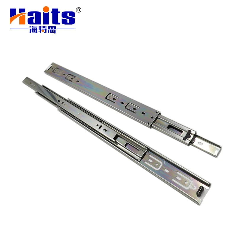 3-fold Drawer Runner Drawer Slide Rails Ball Bearing Slide 42mm Full Extension Kitchen Hardware Slide