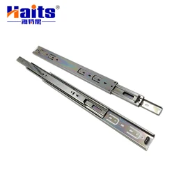 3-fold Drawer Runner Drawer Slide Rails Ball Bearing Slide 42mm Full Extension Kitchen Hardware Slide