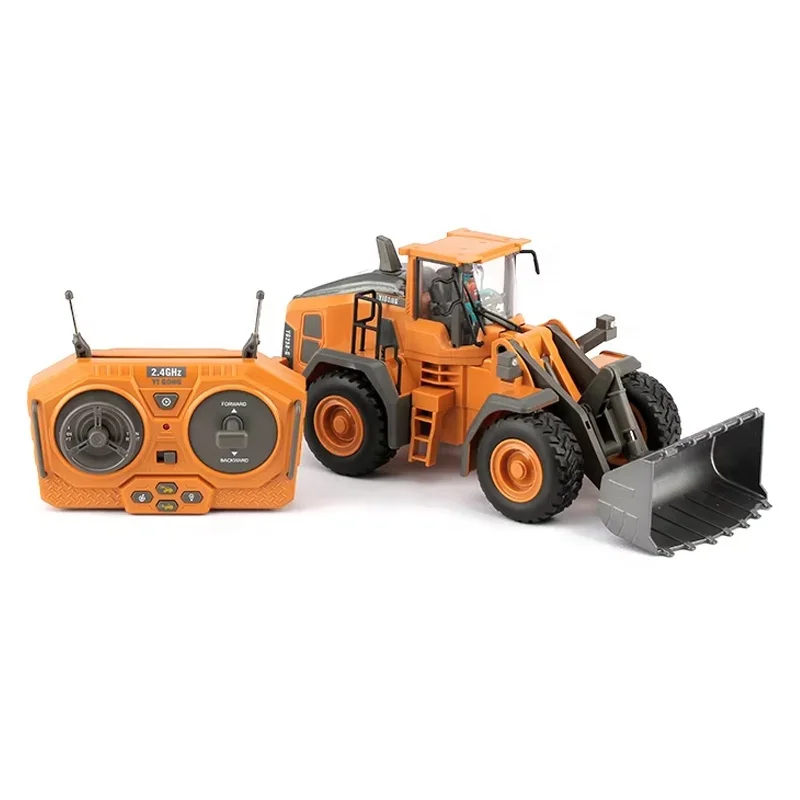 2024 Remote Control Toys Car RC Dump Truck 1:20 2.4G Electric Construction Toys Vehicle Bulldozer RC Loader with Light Music