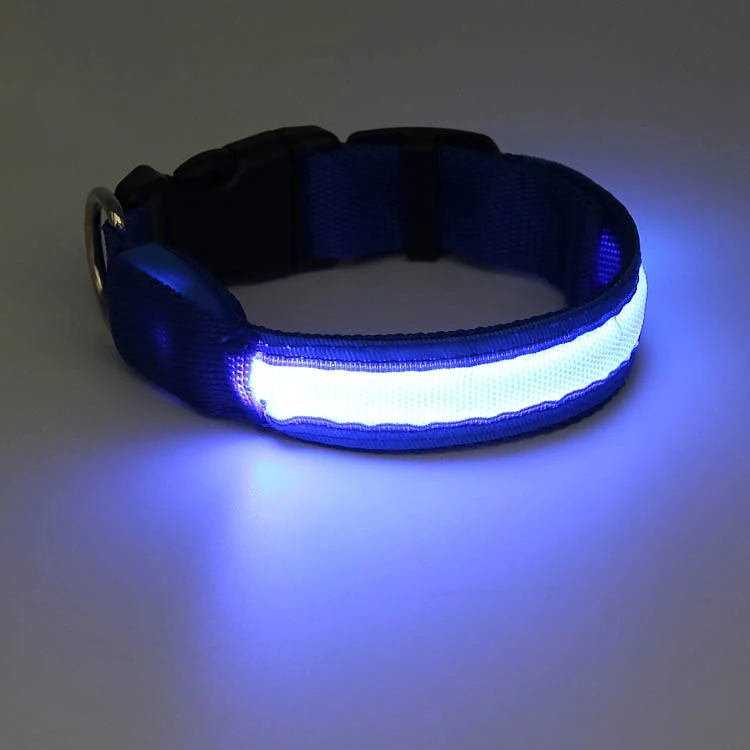 Led Dog Collar Light Usb Rechargeable Flashing Lights Dog Collars Glowing In Dark Make Pets Safe From Danger At Night