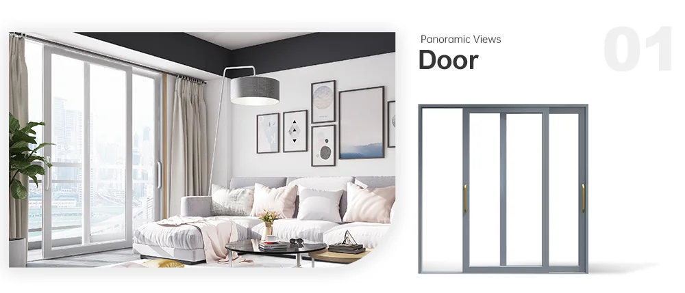 Factory Supply  Cheap Ordinary Aluminium Sliding Windows Panoramic Sliding Windows for House