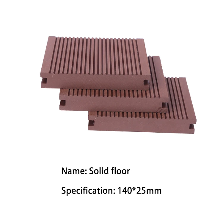 Eco-friendly Outdoor WPC Floor Engineered Wood Plastic Decking 3D Board Flooring