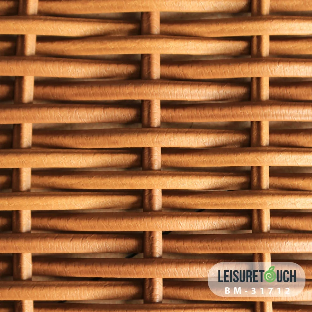 Half Moon Collection UV-Resistant Outdoor Pe Rattan Wicker Sectional