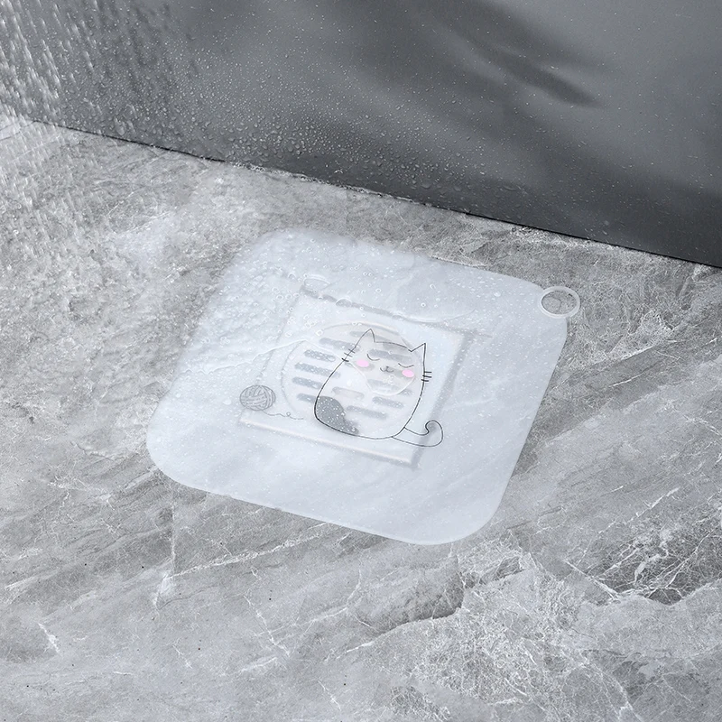 High Quality Custom Pattern Bathroom Kitchen Sink Anti-Odor Mat Sewer Smell Removal Sealing Silicone Cover Floor Drain