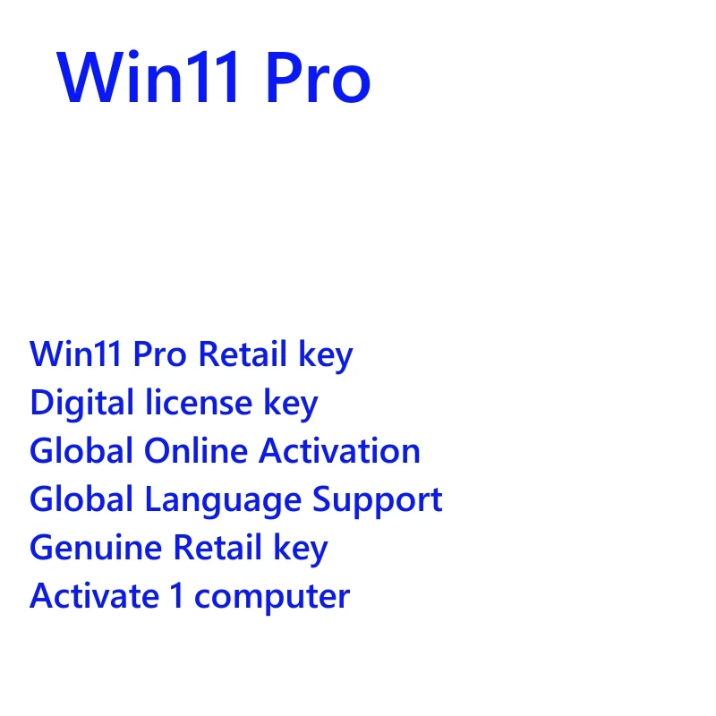 Подлинный Win 11 профессиональный ключ Лицензия розничная 100% онлайн Активация Win 11 pro ключ цифровой ключ отправка Ali Chat Page