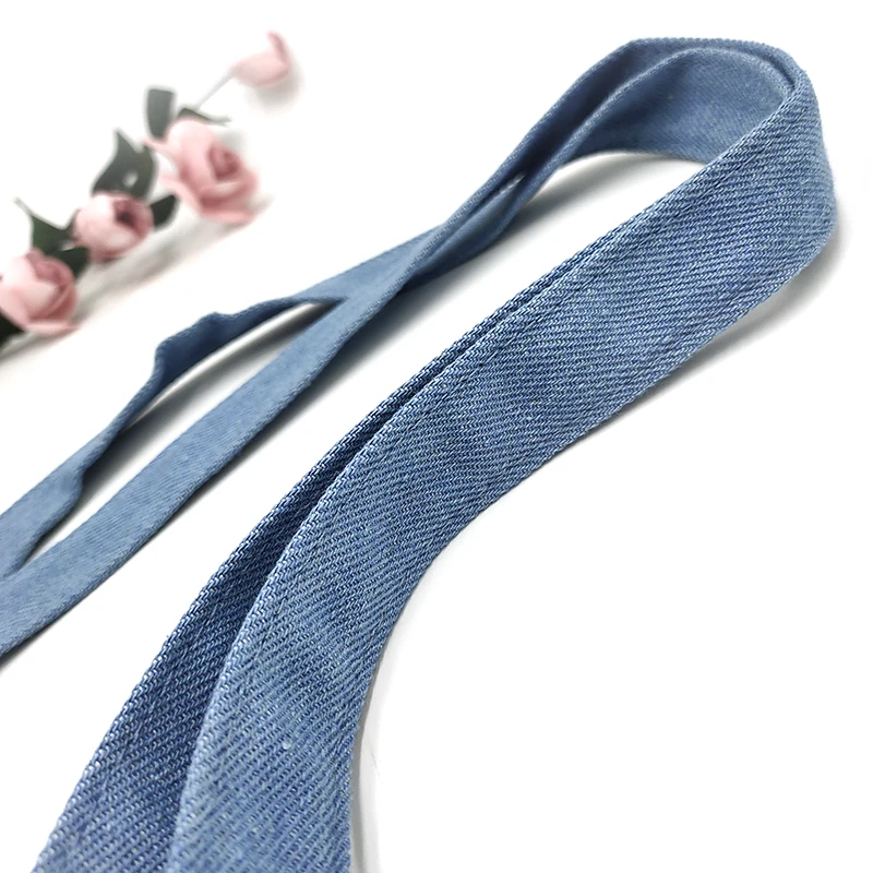 High Quality Wholesale Stylish Blank Heavy Duty Denim Tote Bag Soft Portable Cotton Fabric Shoulder Bag