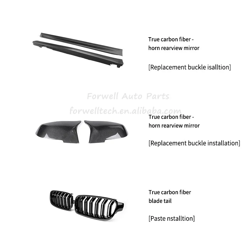 
car bumpers Front Bumper Kit PP Material for BMW 3S F30 F35 