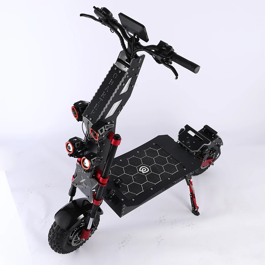 High performance cool design 14 inch 60v 60ah adult off road 8000w electric scooters
