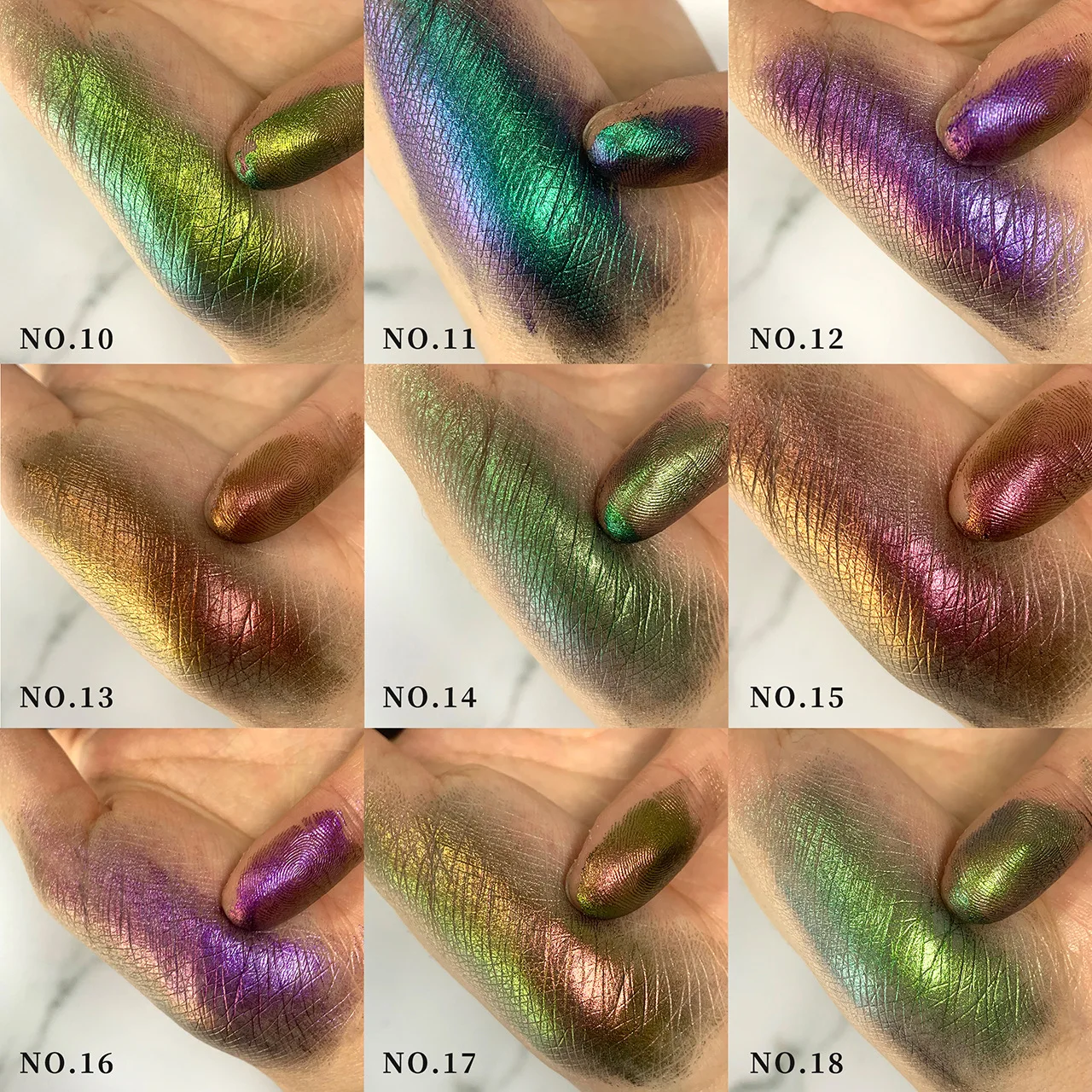 High Pigment Glitter Eye Shadow Cream Chameleon Glitter Halloween Eye Shadow