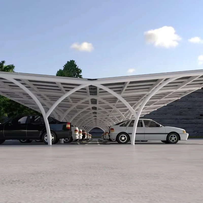 2024 Steel Outdoor General Car Parking Use Retractable Canopies Garage Push and Pull Event Storage Carports Tent