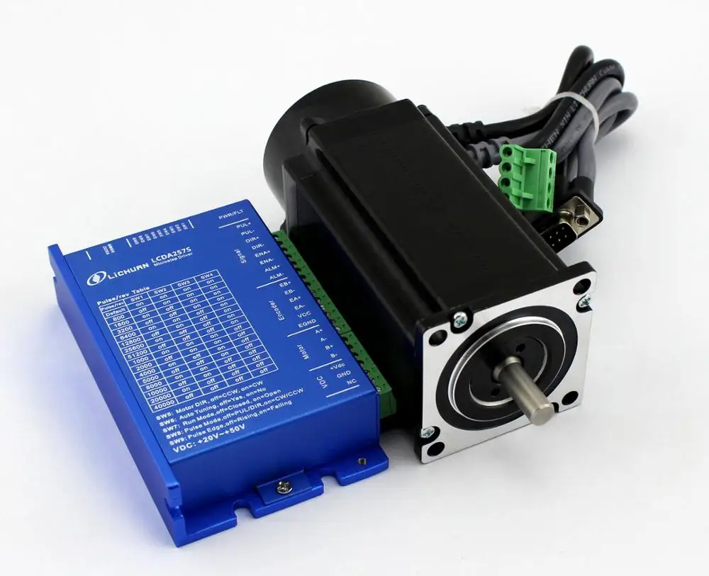 Lichuan Nema 17 Stepper Motor LC42H249 with driver set LCDA257S 0.48nm Cable Nema17 Step Motor for DIY 3D Printer CNC Robot XYZ