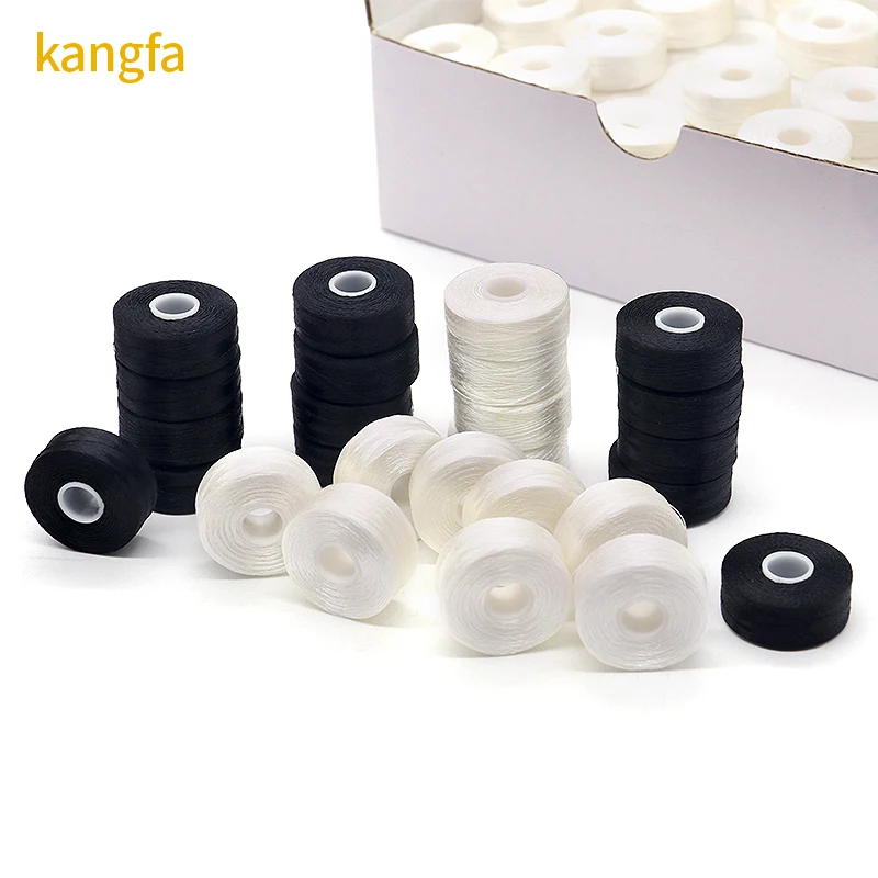 SEWING BOBBINS - 25 COUNT BOBBIN THREAD FOR SEWING MACHINE WITH STORAGE BOX