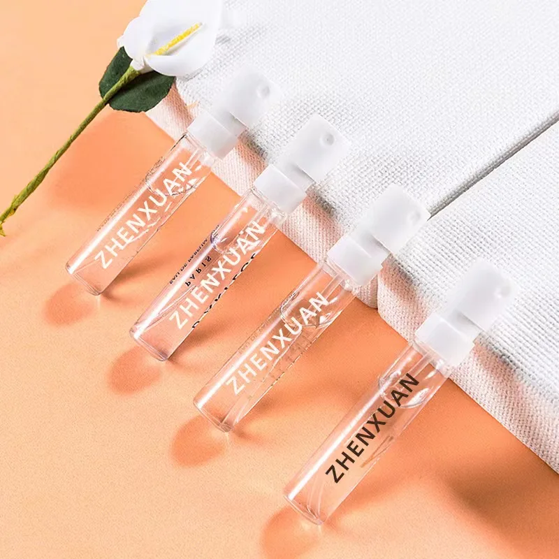 2ML Black White Mini Size France Style Empty Glass Sample Fragrance Perfume Tester Bottle