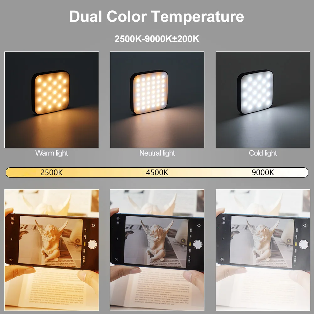 Wholesale customization Patented design Portable Flash LED Selfie Flashlight Phone Camera Clip Light For Mobile Phone