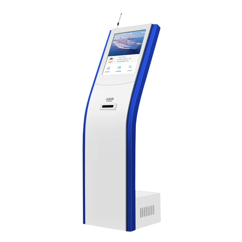 Stable Performance Simple Touch Screen Kiosk Self Service Queue Number Talking And Calling Kiosk