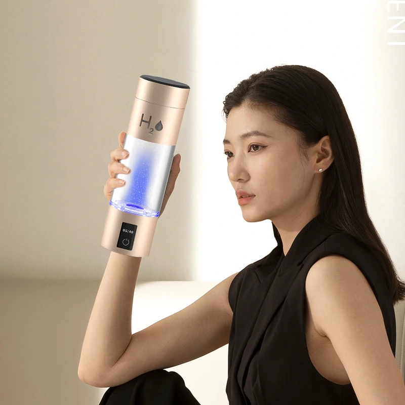 New Design Portable Pressure Relief SPE Technology 3000ppb 1500ppb Hydrogen Rich Bottle Generator Water Cup