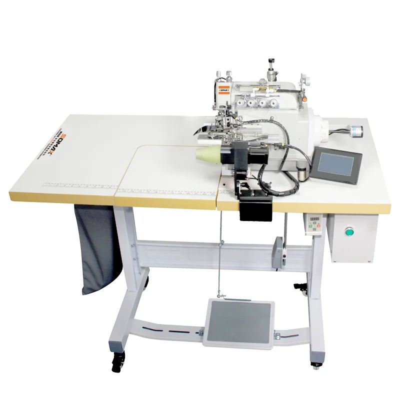 Somax SM-01 Auto Knits Neck Joining Sewing Machine Used Industrial Sewing Machines Computerized 5.5mm Max. Sewing Thickness