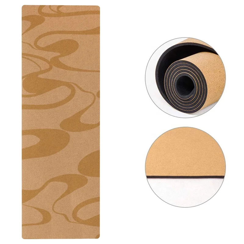 
Wholesale Supplier Eco-friendly Cork Yoga Mat 