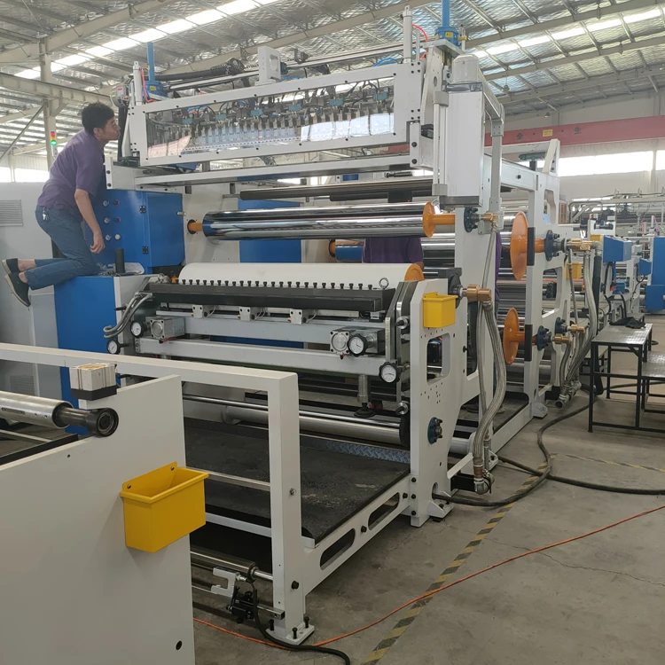 Self adhesive waterproofing membrane machinery HDPE waterproof coil production line TPO waterproof film machine