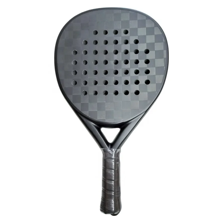 Latest arrival tear shaped carbon padel rackets mixing the power and control