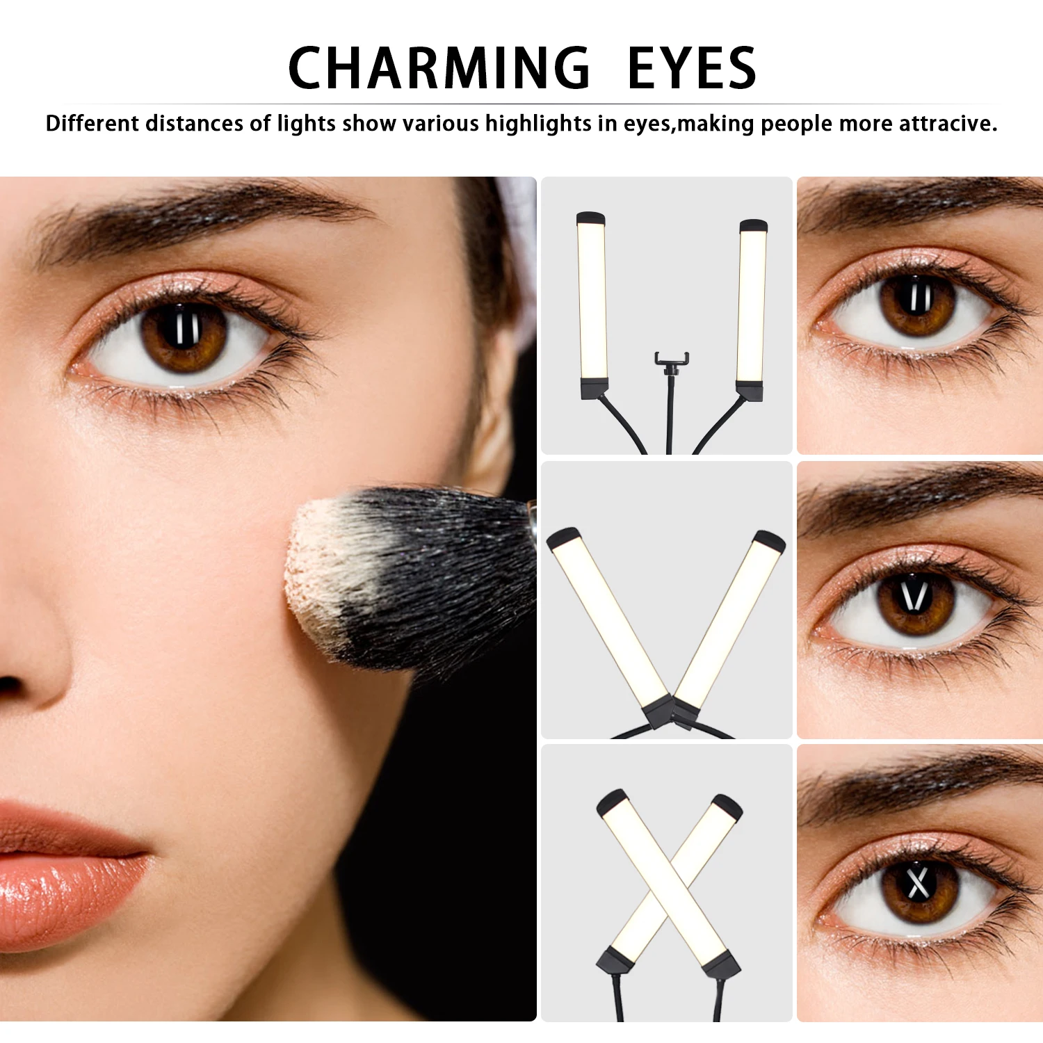 
fosoto Multimedia Extreme With Selfie Function photographic Lighting Led Video light Lamp Ring With Tripod For Makeup Youtube 