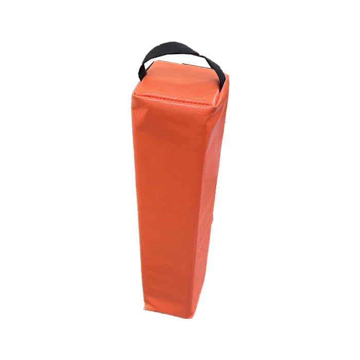Weighted Foam Football Pylon Marking Cone Orange Football End zone Field Marker for Sport Drill Practice