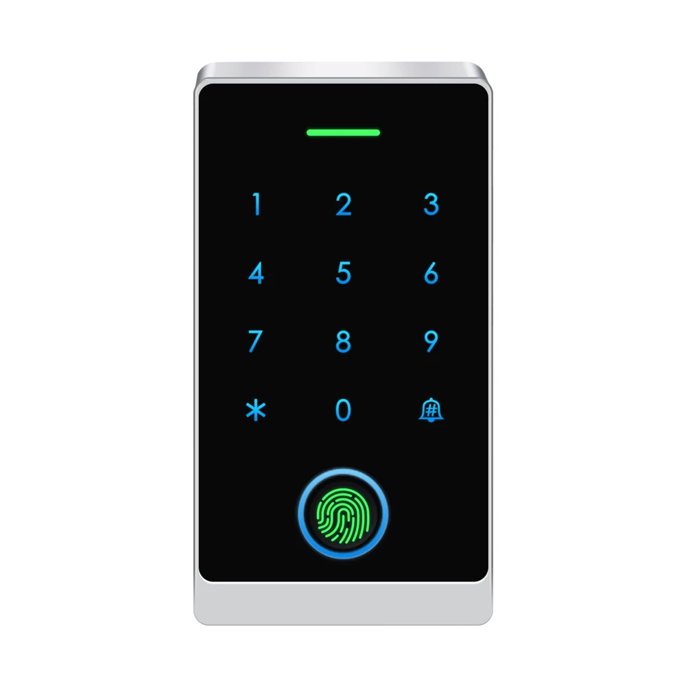 HF8 Водонепроницаемый Открытый IP66 125 кГц и 13 56 мм Гц RFID считыватель карт Биометрические отпечатки пальцев двери контроля доступа для офиса квартиры