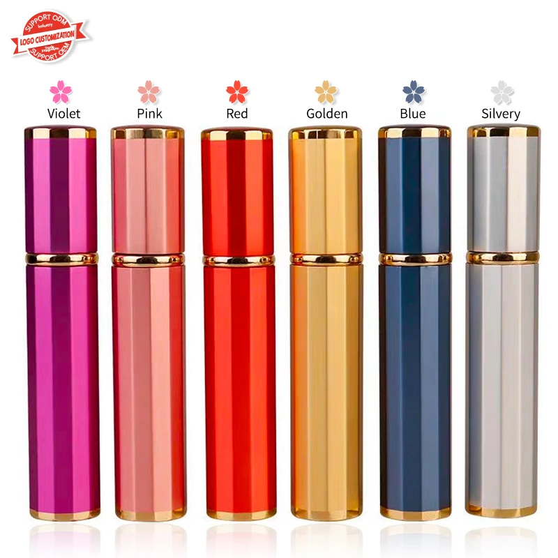 Mini Refillable Atomizer Perfume Glass Spray Bottle Portable Travel Glass Essential Oil Container