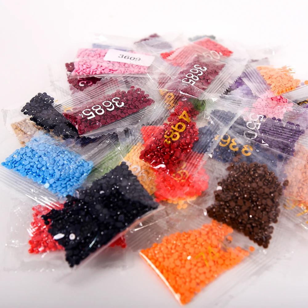 40x50cm Full Drill Round Cross Stitch Animal Leopard 5d Diamond Painting Kit